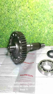 Gigi Rasio As Roda Belakang & Seal & Bearing Laher 60/22 Honda Beat