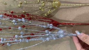 Cây trái châu nhũ kim tuyến làm tháp bánh kẹo oản tài lộc