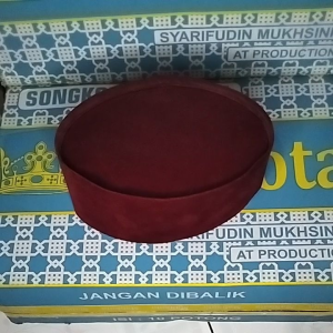 Peci betawi merah maroon si pitung songkok nasional kopyah kopiah non ac