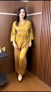 SET CALISTA//ONESET SLEEP HAWET RAYON PREMIUM//SETELAN KANNA LENGAN PANJANG DAILY KEKINIAN