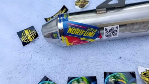 Silencer Knalpot Tabung Knalpot Norifumi Rocket 4 SS Stainless CRF KLX/DTRACKER WR. Panjang 40 cm Silincer Only