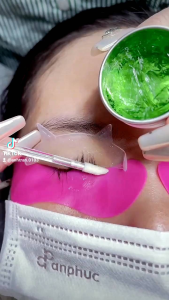 Trục Nâng Mi Tự Dính CROWN phom bay_Set 4 đôi/hộp_Size S M L XL