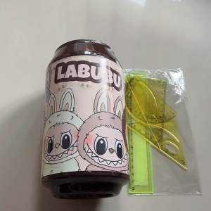 Celengan Coin Labubu 3101T abung Plastik Free Penggaris/ Celengan Pemain Sepak Bola