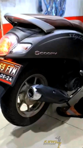 KNALPOT STANDAR RACING CMS ORIGINAL M24 PRO ALL METIK SARINGAN FULL SETENGAH DAN BORBORAN