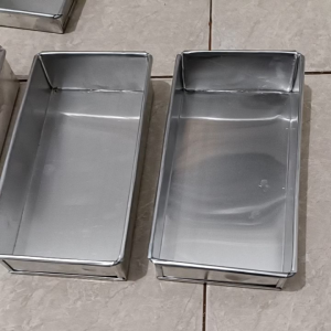 Loyang Brownies panggang 20x10x4cm | Loyang Bolu | Loyang Persegi panjang | Loyang 20x10cm