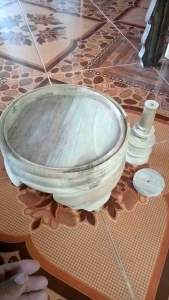 TEBOK PLECI HOLOPET UK.23CM KAYU JATI