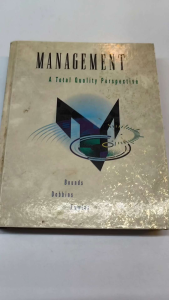 Management: A Total Quality Perspective |old unused book |Management book