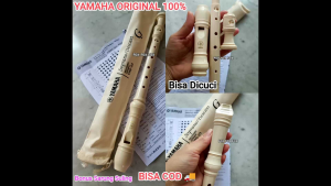 Fox-(COD)TERLARIS Suling Recorder YAMAHA YRS-23/ SULING YAMAHA SOPRANO/ DESCANT Recorder GERMAN ( PHOTO langsung pakai handphone) SULING RECORDER YAMAHA untuk Anak SEKOLAH
