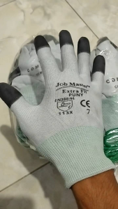 Sarung Tangan Kerja Safety Plamfit Karet Kaos Tangan Proyek Bangunan Mekanik Pabrik Tukang Murah Keren Berkebun Bahan Tebal - Lazada