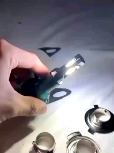 Lampu LED utama universal original M02E HD lampu depan head lamp 6 sisi 35 watt