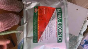 ALPHA BCOMPLEX (500g) vỗ béo mau lớn chống còi cho gia súc gia cầm