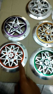 Cover Spinner CNC Best Quality Motif Bintang & Pelindung Kipas Radiator