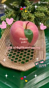 โมเดลลูกพีช ขายยกเซ็ต ยกเว้นน้ำแข็ง ( ลูกพีช 2 ลูก  ลูกพีช 6 ชิ้น)