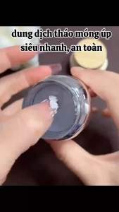 Dung dịch tháo móng úp Huaxi không gây hại móng dễ dàng tháo móng 80ml