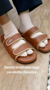 Sandal Kesehatan Selop Pria Wanita Sendal Diabetes Ringan Super Empuk Size 36-47