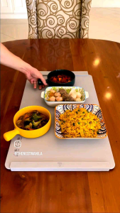 Life Element Rollable Food Warmer | Five-Gear Temperature Control Warmer | Adjustable Plating Capacity | Soft Roll Design Food Warmer | 7mm Slim Body