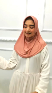 Kerudung Hijab Sport Pet Kecil Size M/Hijab Instan Sekolah/Kerudung Bergo Instan Anak sekolah