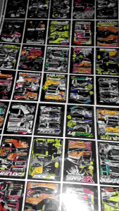 42Pcs STICKER Bus Basuri Bahan Premium Original (42pcs gambar beda beda)