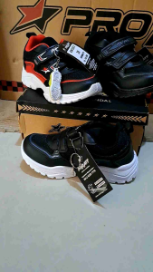 Sepatu Anak Cowok PROATT KIM 010 020 3 Warna Sz 28-33 (FREE KAOS KAKI)
