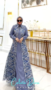 CALISTA OUTER KAYYANI DRESS GAMIS MODE TERBARU TERLARIS BEST SELLER BY ORIGINAL 100%ASLI REAL