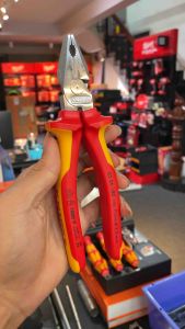 KÌM ĐA NĂNG MẠ CROM CÁCH ĐIỆN KNIPEX DÀI 180MM 02 06 180 (701900 180) - Hàng Chính Hãng 100% từ Đức