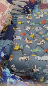 ส่งเร็ว1-3วันถึง ที่นอนเด็กอนุบาล รุ่นหนาพิเศษไปโรงเรียน ผ้าคอนตอน100% มีหมอนในตัวพร้อมสายสะพาย เด็กแรกเกิดถึง4ปี ลายน่ารักๆ ถูกใจคุณแม่