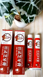 Pasta Gigi Ganoderma lucidum 𝐎𝐑𝐈𝐆𝐈𝐍𝐀𝐋 Pembersih Karang Gigi memperkuat gusi menghilangkan gigi infeksi gusi sakit pemutih gigi Pasta ganoderma herbal ramuan rempah Sembuhkan ngilu di gigi