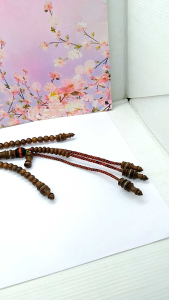 MAHEN CRAFT tasbih Tijani kayu galih asem model bulat C63