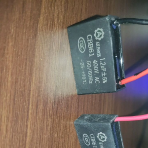 capacitor for electric fan wire type