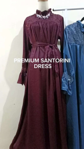 FREE KALUNG!!! NEIRA DRESS LD 120 | DRESS BAHAN SANTORINI DRESS BUSUI GAMIS KONDANGAN JUMBO DRESS BRIDESMAID GAMIS PAYET SEQUIN PREMIUM JUMBO