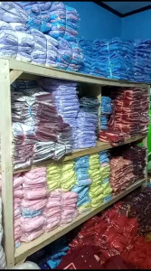 18 pcs/ 9 stel baju dan celana bayi baru lahir seris denim