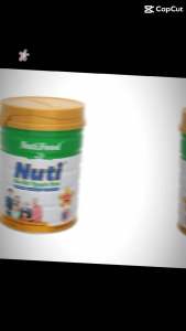 Combo 2 Lon 900g sữa bột Nguyên kem NutiFood