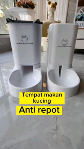 SMART DISPENSER OTOMATIS MODEL OVP || TEMPAT MAKAN MINUM KUCING & ANJING OTOMATIS
