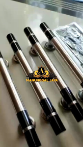 [ COD ] Paket Handle Pintu Rumah 45 cm dan 33 cm Body Kunci Pelor Murah Minimalis