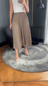 KULOT plisket MIDI mayung / Kulot 7/8 / Celana Kulot midi / Kulot plisket tanggung / Pleats Pants (05)
