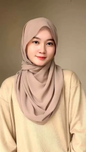 Pashmina Ceruty Babydoll Premium Hijab Pashmina Terlaris Hija Violacea Bayar Ditempat