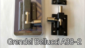 Grendel Bellucci A38-2 Black / Slot Pintu 2" Bellucci Hitam / Grendel Bellucci 2 inch Hitam