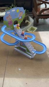 ของเล่นหมูน้อยไต่บันได มีเสียง มีไฟ ของเล่นเด็ก เสริมพัฒนาการ