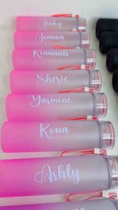 Eco-Friendly Personalized Frosted Tumbler - Ideal Gift for Anyone - Reusable Water Bottle Drinkware