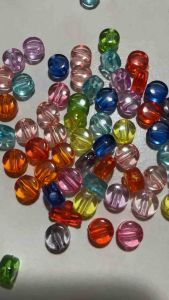 100 pcs mix colors transparent acrylic round beads round beads size 9mm for diy jewelry accessories black and white color