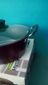 Panci Kuah Lapisan Enamel 24CM Anti Lengket Panci Kuping 4024-KONAMO