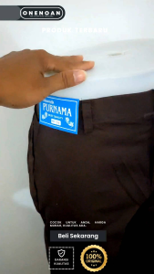 CELANA SEKOLAH: COKLAT PRAMUKA SD/MI SMP/MTS SMA/MA KARET