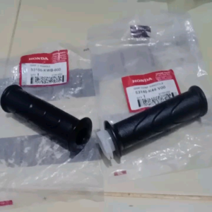 Aksesoris Motor Honda: Karet Handle Stang Kiri & Karet Gas New Beat
