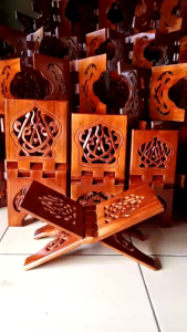 Rekal Alquran media belajar alquran/kayu jati meja rekal
