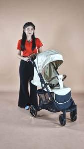 CAMERA รุ่นใหม่ล่าสุด รถเข็นเด็ก HOOV elite ประกัน 3 ปี พับเก็บลากได้แบบกระเป๋าเดินทาง คุม