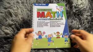 MATH ACTIVITY NOTEBOOK FOR KIDS