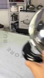 BUFFALO YADENG SERIES 35cm Round Bottom S/S Frying Wok | Free Steam Rack | 304 Stainless Steel 牛头牌35cm雅登圆底炒锅免费蒸架