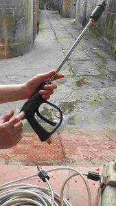 Bộ 10 - 15 - 20m - 30m dây rửa xe và súng rửa xe áp lực cao (kèm ống nối inox dài 36cm)