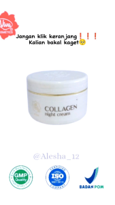 viva collagen Queen crem night vit A & F 22g. BPOM