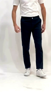 Celana Chino Panjang Pria Stretch Melar Tebal Bahan Twill Premium Size S-XXL Warna Hitam Army Mocca Celana Kantor Slim Straight Distro